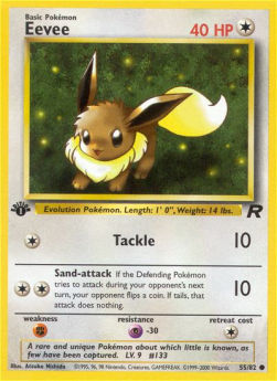 Eevee TR-55 Common Light Played Englisch