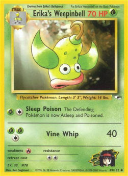 Erika's Weepinbell GH-49 Uncommon Played Englisch