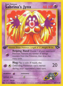 Sabrina's Jynx GC-57 Uncommon Poor Englisch