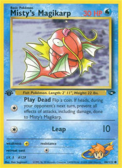 Misty's Magikarp GC-88 Common Excellent Englisch