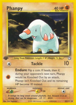 Phanpy NG-43 Uncommon Excellent Englisch