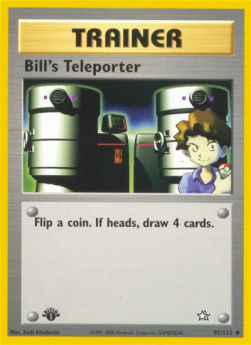 Bills Teleporter NG-91 Uncommon Good Deutsch