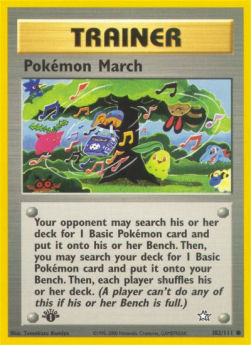 Pokemon Marsch NG-102 Common Excellent Deutsch
