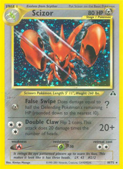 Scizor NDI-10 Holo Rare Good Englisch