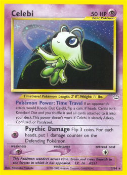 Celebi NR-3 Holo Rare Poor Englisch