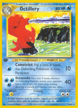 Octillery NR-34 Uncommon Good Englisch