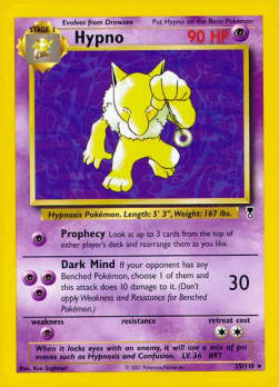 Hypno LC-25 Rare Good Japanisch Reverse Holo