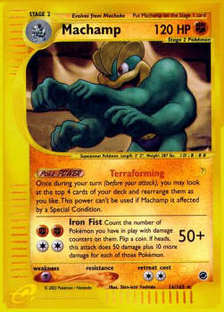 Machomei EX-16 Holo Rare Good Deutsch