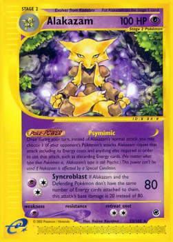 Alakazam EX-33 Rare Good Englisch