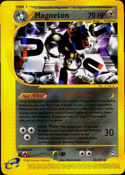 Magneton AQ-22 Rare Light Played Deutsch Reverse Holo