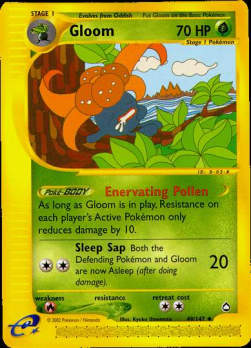 Gloom AQ-49 Uncommon Light Played Englisch Reverse Holo