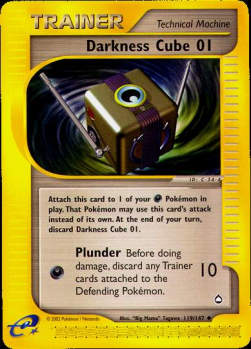Darkness Cube 01 AQ-119 Uncommon Light Played Englisch Reverse Holo