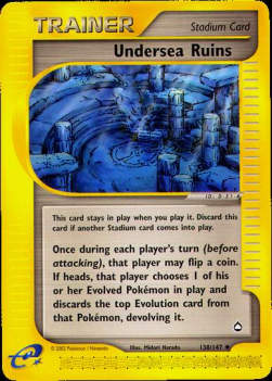 Undersea Ruins AQ-138 Uncommon Light Played Englisch