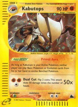 Kabutops SK-H13 Holo Rare Good Deutsch