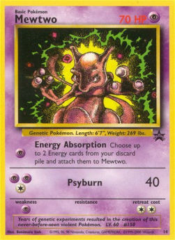 Mewtwo WP-14 Promo Excellent Englisch