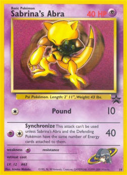 Sabrina's Abra WP-19 Promo Light Played Englisch