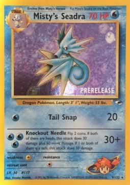 Misty's Seadra GH-9 Promo Excellent Englisch