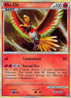 Ho-Oh HGSS-01 Promo Light Played Deutsch