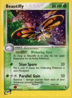 Beautifly RS-2 Holo Rare Good Englisch