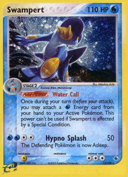 Swampert (Water Call) RS-13 Holo Rare PL Englisch