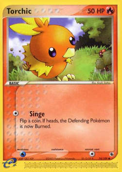 Torchic RS-74 Common Light Played Englisch