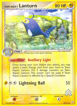 Team Aquas Lanturn MA-28 Uncommon Played Deutsch