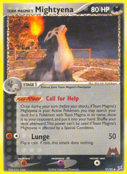 Team Magmas Magnayen (Call for Help) MA-37 Uncommon PO Deutsch