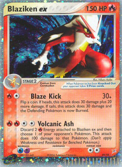 Blaziken ex MA-89 Ultra Rare PO Englisch