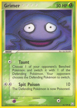 Grimer TRR-56 Common Excellent Englisch Reverse Holo