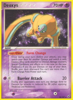 Deoxys DX-18 Rare GD Deutsch
