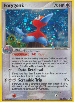 Porygon2 UF-12 Holo Rare EX Deutsch
