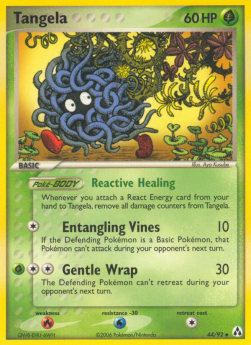 Tangela LM-44 Uncommon Good Deutsch Reverse Holo