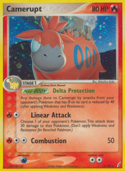 Camerupt CG-3 Holo Rare Good Deutsch