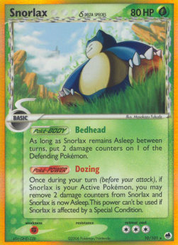 Relaxo δ Delta Species DF-10 Holo Rare Good Deutsch