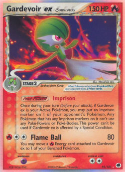 Guardevoir ex δ Delta Species DF-93 Ultra Rare Good Deutsch