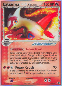 Latias ex δ Delta Species DF-95 Ultra Rare Good Deutsch