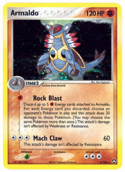 Armaldo PK-3 Holo Rare Good Deutsch Reverse Holo