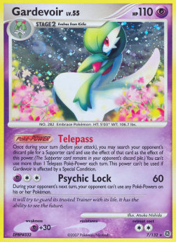 Guardevoir Lv.55 SW-7 Holo Rare Light Played Deutsch