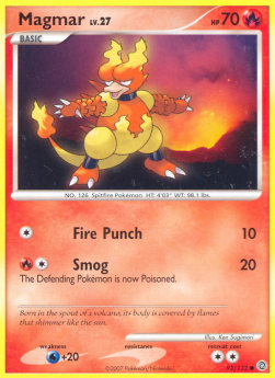 Magmar Lv.27 SW-93 Common Excellent Deutsch