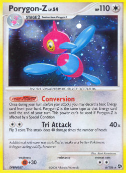 Porygon-Z Lv.54 GE-6 Holo Rare Poor Deutsch