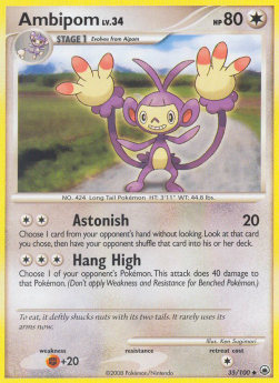 Ambidiffel Lv.34 MD-35 Uncommon Played Deutsch Reverse Holo