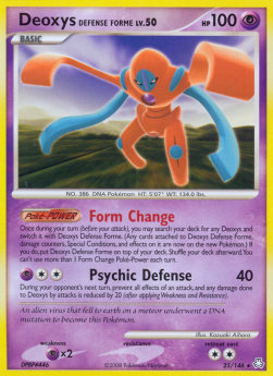Deoxys Verteidigungsform Lv.50 LA-25 Rare EX Deutsch