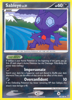 Sableye Lv.31 STF-48 Uncommon Excellent Englisch