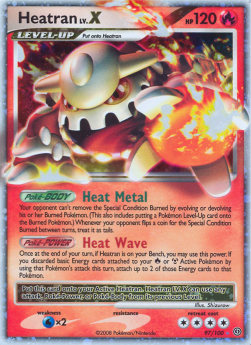 Heatran LV.X STF-97 Ultra Rare Good Deutsch