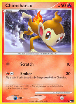 Chimchar Lv.8 POP8-12 Common Excellent Englisch