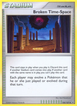Raum-Zeit-Anomalie PL-104 Uncommon Light Played Deutsch Reverse Holo