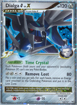Dialga [G] LV.X PL-122 Ultra Rare Poor Deutsch