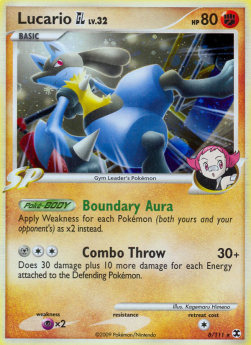Lucario RR-8 Holo Rare Good Deutsch