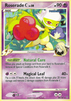Roserade [C] Lv.58 SV-40 Rare Light Played Englisch