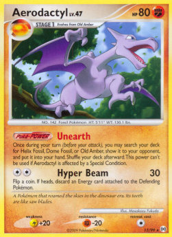 Aerodactyl Lv.47 AR-13 Rare Good Deutsch